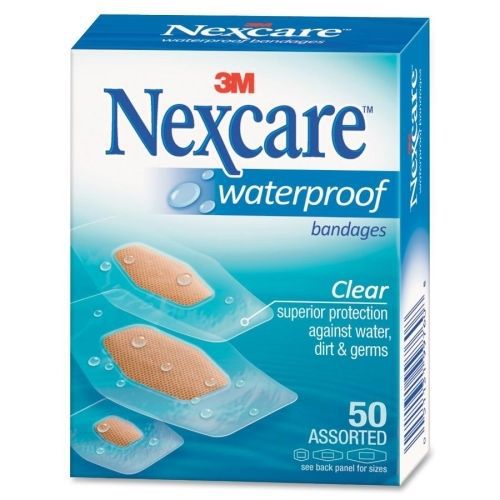 Nexcare Adhesive Bandage - 50/Box - Clear - MMM43250