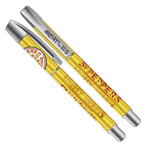 The Beatles Sgt Pepper Lonely Hearts Official New Yellow Gel Pen