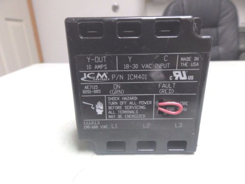Icm controls icm401 three  phase phase line voltage monitor  guaranteed! for sale