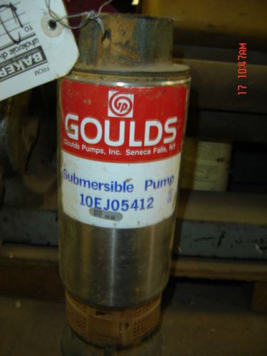 Goulds rebuilt pump end 10ej05412 3w 1/2hp 4&#034; 230v 1ph 10gpm for sale