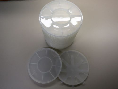 6&#034; single wafer carrier box - including container, cover &amp; spring - 10 set/pck for sale