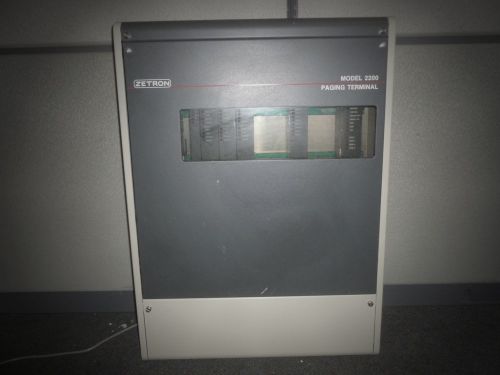 Zetron 2200 paging terminal includes 11 cards for sale
