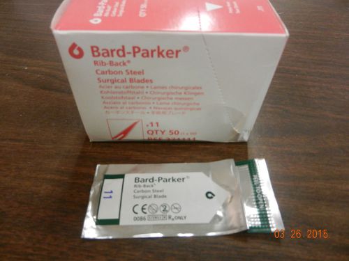 BD Bard Parker 371111 Surgical Blades Sz 11 carbon steel Box of 50