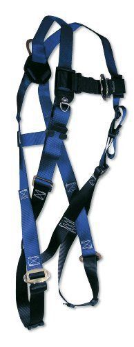 FallTech 7015 Contractor Full Body Harness with 1 D-Ring and Mating Buckle Leg S