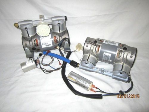 Lot 2 parts repair ks67050-01u motor compressor pump thomas 2450ae44-979 c &amp; 190 for sale