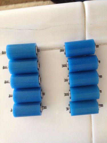 Set of 5 new blue roller, (#771-1 dt80036 #771-2 dm infinity r750 r760) for sale