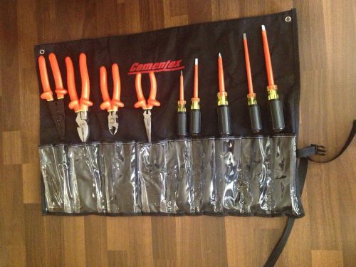 Cementex Insulated Electricians 9 Piece Tool Set New Never Used