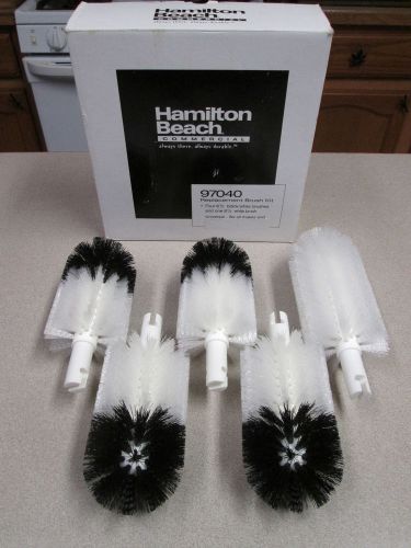 Hamilton Beach Commercial Universal Glass Cleaning Brushes 97040 Brush Kit-NEW