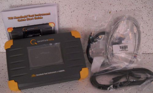 Quantum data 780 handheld test instrument for hdmi new 1 yr warranty for sale