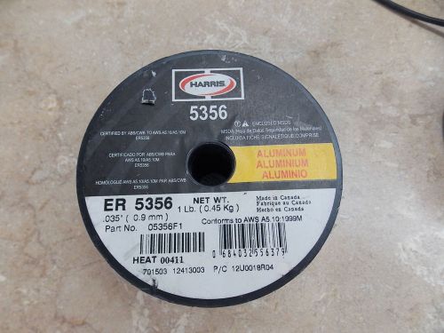 Harris mig welding wire aluminum .035 1 lb spool 5356 r26 for sale