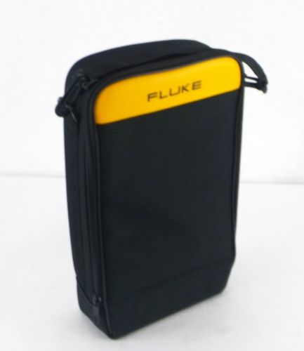 FLUKE Fluke-C43 12-1/2&#034; Yellow and Black Vinyl Soft Carrying Case 2H