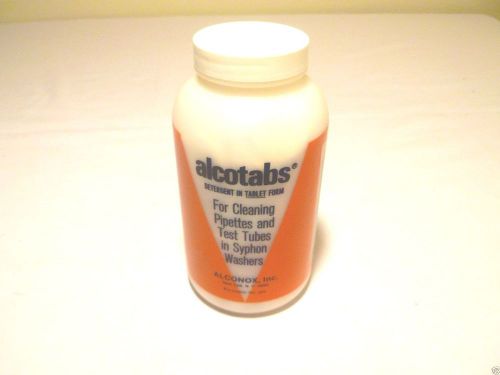 ALCONOX ALCOTABS Critical Cleaning Detergent Tablets (open bottle) 86 Full Tabs