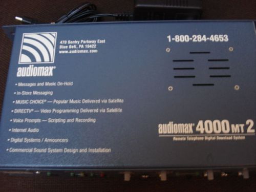 AudioMax 4000mt2 Remote telephone digital download system.