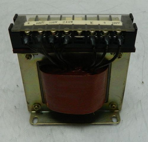 Gomi Electric Transformer, Type# T-1, Cap 800 VA, 1 Ph, 240 to 100V, Used