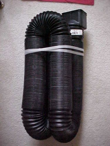 Flex-drain perforated landscape drain pipe tube 4-inch wide to 25&#039; feet long for sale