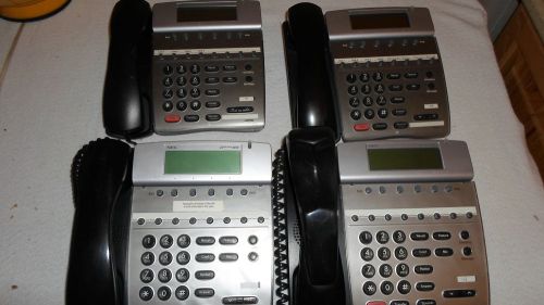 Lot of 4 NEC Dterm 80 Display Business Telephones DTH-8D-2