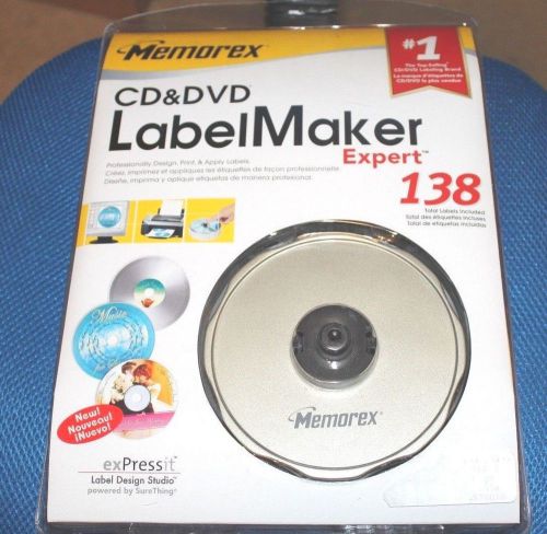 Memorex CD And Dvd Label Maker Expert (32023947) New