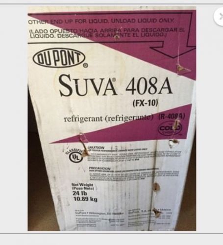 24 LB - DUPONT SUVA 408A (FX-10) REFRIGERANT - NEW - LOCAL PICKUP ONLY