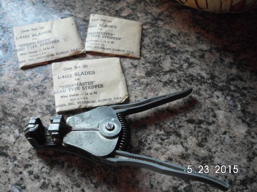Vintage IDEAL Wire stripper with extra blades