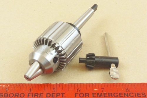 NEW GENUINE MT1 JACOBS 33 TAILSTOCK DRILL CHUCK 4 LATHE 1/2&#034; CAPACITY &amp; KEY