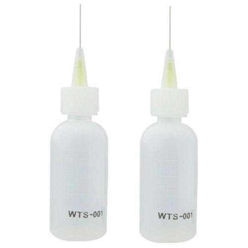 White Plastic Glue Liquid Container Bottle Dispenser W8