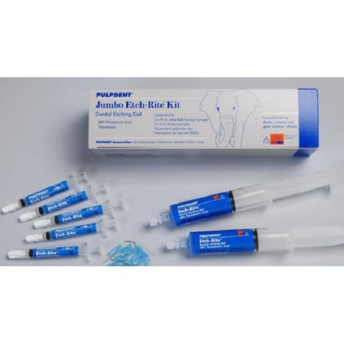 Jumbo Etch-Rite Kit Dental Etching Gel Pulpdent ET-50