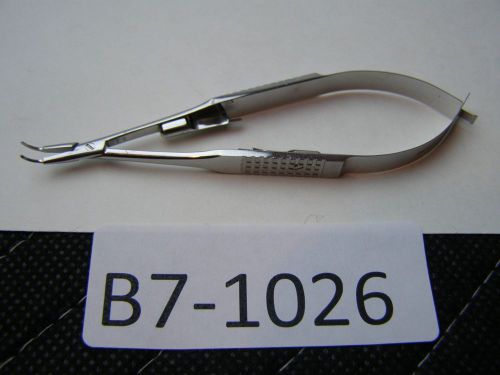 Storz E-38335 Micro Surgery needle holder 4&#034; Curved Micro Opthalmic Instruments