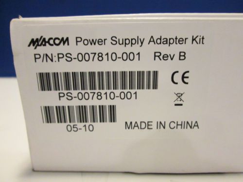 MACOM P7100 Radio Power Supply Adapter Kit MAH2-NPS9X PS-007810-001