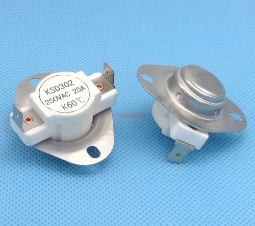 60 °C Normally Open 3/4-inch Bi-metal Disc Thermostat x1pcs