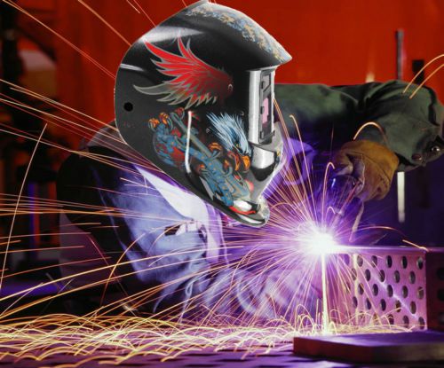 Auto darkening welding helmet mask welders arc tig mig grinding solar powered for sale