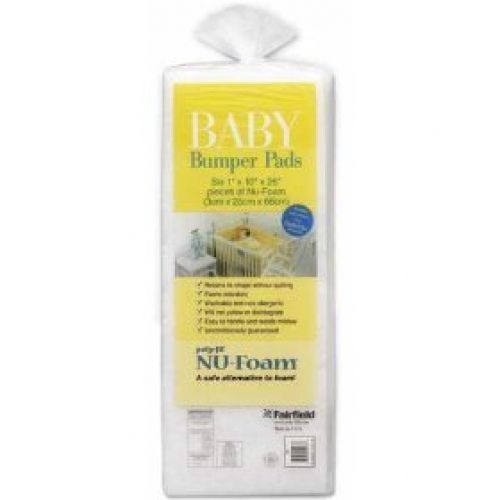 Poly-Fil Nu-Foam Baby Bumper Pads (26&#034; X 10&#034; X 1&#034; ) - 6 per package