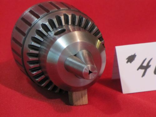 Jacobs 16N  5/8&#034;  Super Ball Bearing Drill Chuck. Excellent.  New Arbor &amp; Key.