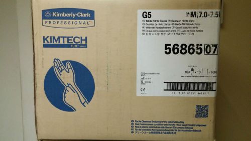 Kimberly-Clark Professional Kimtech Pure G5 White Nitrile Gloves 56865(7) 1000un