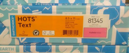 8.5x11 Domtar Fuchsia 81345 Paper-1 Ream-500 Sheets