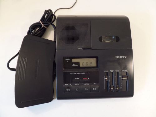 Sony BM 840 Microcassette Tape Dictation Transcription Transcriber Machine