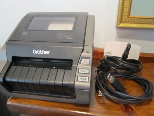 Brother P-touch QL-1050 Label Thermal Printer with cables