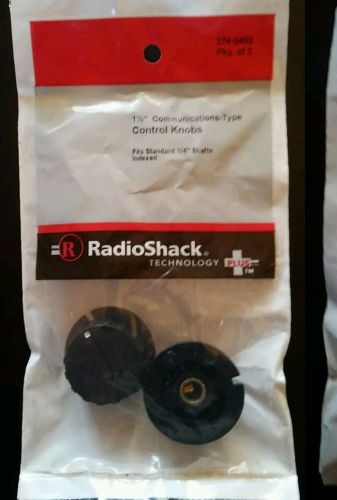 RadioShack 1 1/2&#034; Communications Type Control Knobs 274-0402 - NEW
