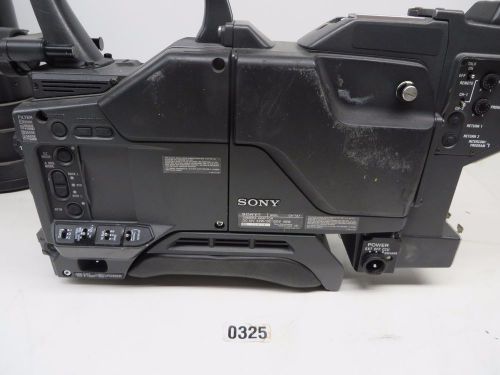 Sony DXC-D35WS Broadcast Camera CA-TX7 Triax System Back