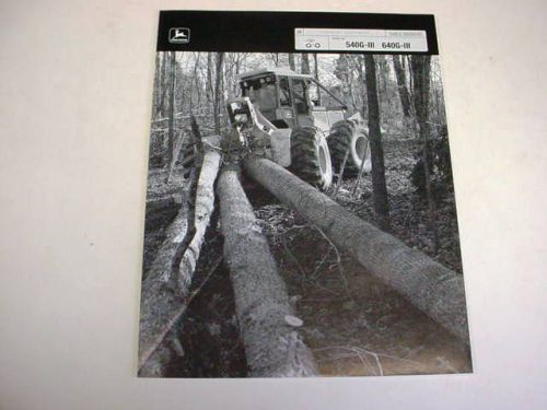 John Deere 540G-III &amp; 640G-III Cable Log Skidder Brochure
