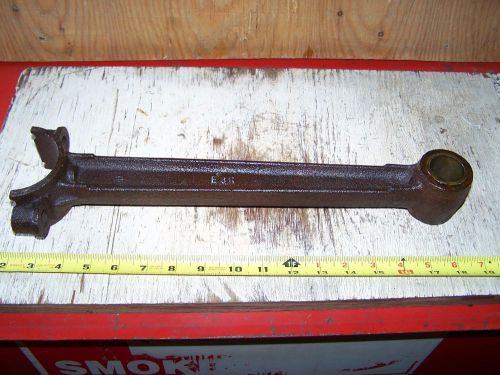 Old 6hp JOHN DEERE E Hit Miss Gas Engine Connecting Rod Steam Magneto Oiler WOW!