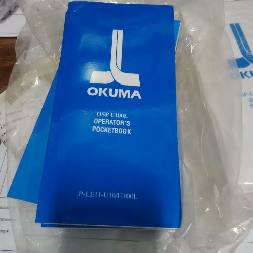 1 NEW OKUMA COMPUTER DISPLAY PANEL OPERATOR&#039;S POCKET BOOK/OSP 7000M 1ST EDITION