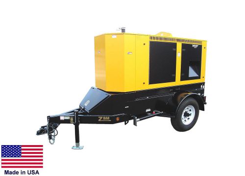 Generator - trailer mounted - diesel fired - 55 kva - made in the usa for sale