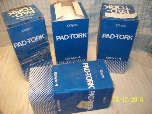 X 4 PAD-TORK TORK PAD WIPERS UV PROCESS SUPPLY  PAINT ULTRAVIOLET INC CURING NOS