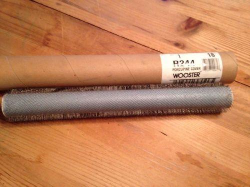 Porcupine cover wooster 18&#034; r244 steel pin roller for sale