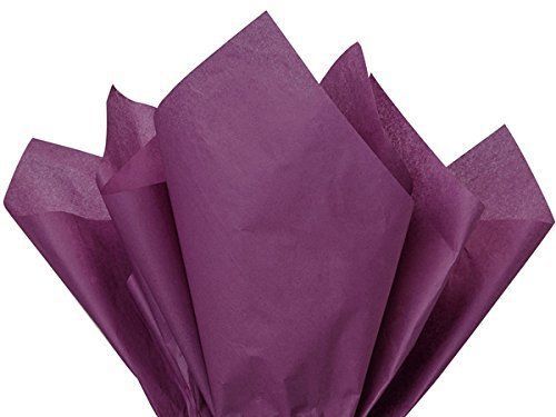 Plum Tissue Paper 20&#034; X 30&#034; - 48 Sheet Pack