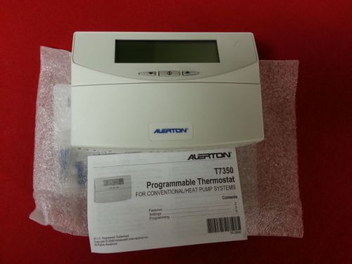 New Alerton T7350 Programmable Thermostat for conventional heat pump systems