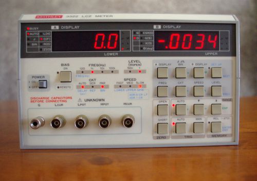 Keithley 3322  4-1/2 digit lcz/lcr meter 100hz-100khz for 11 test frequencies for sale