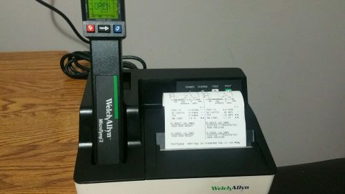Welch Allyn MicroTymp 2 Portable Tympanometric 23640 with Printer 71170