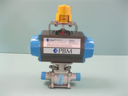 1-1/2&#034; pbm 900# cwp bw ss ball valve pavbl453s-0100 actuator new c19 (2056) for sale
