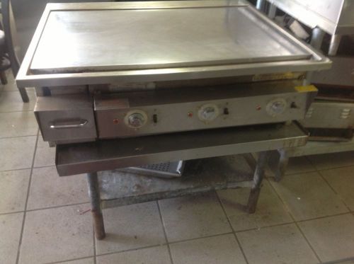 Keating 36&#034;. Flat top griddle. Electric with miraclean.   Finish